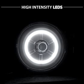 AmeriLite Black Projector Headlights CCFL Halo for Toyota Fj Cruiser - Passenger and Driver Side