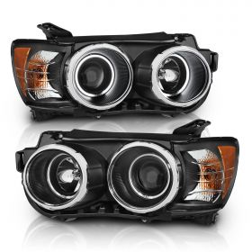 CHEVROLET SONIC 12-13 4D/HATCHBACK PROJECTOR HALO H.L BLACK CLEAR AMBER(CCFL)