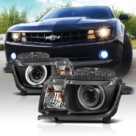 CHEVY CAMARO 10-12 PROJECTOR HALO BLACK CLEAR (CCFL)