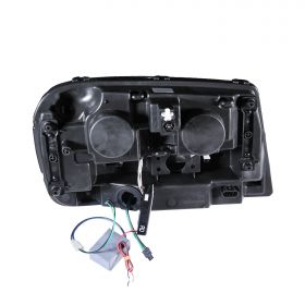 CHEVY TRAILBLAZER 02-05 PROJECTOR H.L HALO BLACK CLEAR AMBER (CCFL)