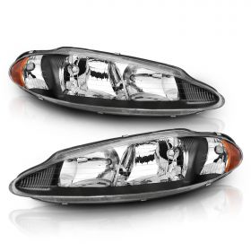 DODGE INTREPID 98-04 CRYSTAL H.L BLACK AMBER