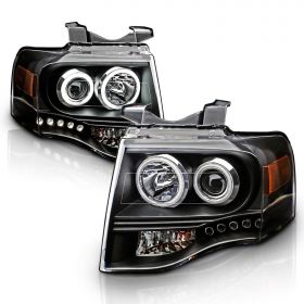 FORD EXPEDITION 07-08 PROJCTOR H.L BLACK CLEAR AMBER