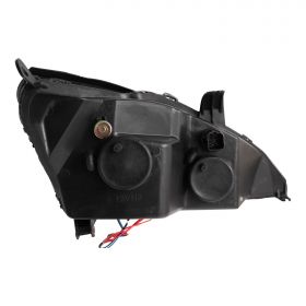 FORD FOCUS 00-02 PROJECTOR H.L HALO BLACK CLEAR WITH LED