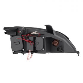 FORD FOCUS ZX4 05-07 PROJECTOR H.L 4DR HALO BLACK CLEAR(CCFL)