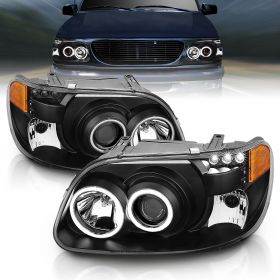 FORD EXPLORER 95-01 PROJECTOR H.L 1 PCS BLACK CLEAR AMBER