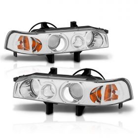 HONDA ACCORD 90-93 PROJECTOR H.L CHROME CLEAR AMBER