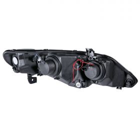 HONDA CIVIC 06-11 4 DR/HYBRID PROJECTOR H.L HALO BLACK CLEAR AMBER (CCFL)