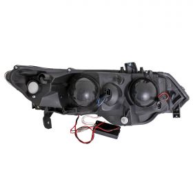 HONDA CIVIC 06-11 2 DR PROJECTOR H.L HALO BLACK CLEAR AMBER (CCFL)