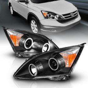 HONDA CR-V 07-08  PROJECTOR H.L HALO BLACK CLEAR AMBER(CCFL)