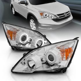 HONDA CR-V 07-08  PROJECTOR H.L HALO CHROME CLEAR AMBER(CCFL)