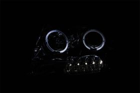 JEEP GRAND CHEROKEE 99-04 PROJECTOR H.L HALO CHROME CLEAR AMBER