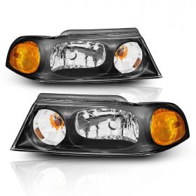 LINCOLN NAVIGATOR 98-02 H.L BLACK AMBER