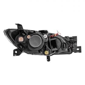 MAZDA 3 04-07 4DR PROJECTOR H.L HALO CHROME CLEAR AMBER(CCFL)