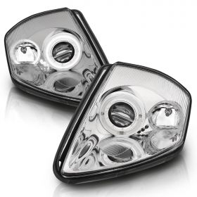 MITSUBIHI ECLIPSE 00-05 PROJECTOR H.L TWO HALO CHROME CLEAR