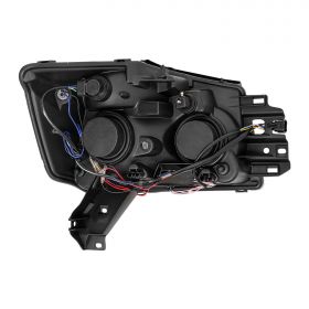 NISSAN ARMADA/TITAN 04-07 PROJECTOR H.L HALO BLACK CLEAR AMBER(CCFL)