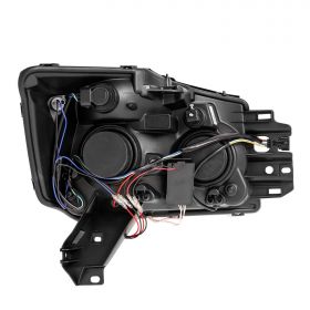 NISSAN ARMADA/TITAN 04-07 PROJECTOR H.L HALO CHROME CLEAR AMBER(CCFL)