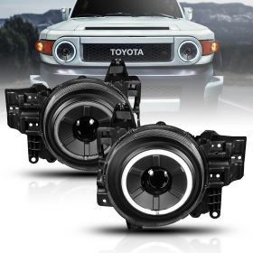 TOYOTA FJ CRUISER 07-13 PROJECTOR H.L BLACK CLEAR(CCFL)