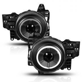 TOYOTA FJ CRUISER 07-13 PROJECTOR H.L BLACK CLEAR(CCFL)