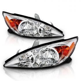 TOYOTA CAMRY 02-04 H.L CHROME AMBER