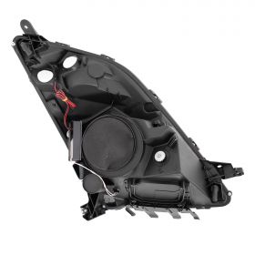 TOYOTA PRIUS 04-09 PROJECTOR HL HALO BLACK CLEAR AMBER (CCFL)
