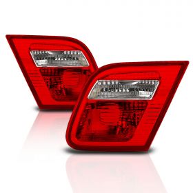 AmeriLite 2 Door Inner Taillights Red/Clear For Bmw 3 Series E46 - Passenger and Driver Side