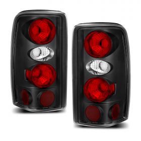 AmeriLite Black Replacement Brake Tail Lights Set For Chevy Suburban/Tahoe - Passenger and Driver Side