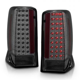 AmeriLite Smoke LED Brake Tail Lights Set For 2002-2006 Cadillac Escalade - Passenger and Driver Side