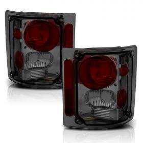 AmeriLite Smoke Replacement Brake Tail Lights Housing Set For Chevy / GMC Full Size - Passenger and Driver Side