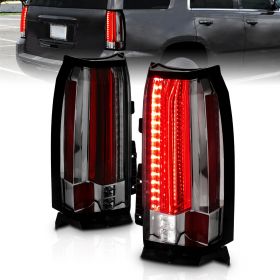 AmeriLite Smoke Intense LED Parking Light Bar LED Brake and Reverse Tail Lights For 2015-2018 Chevy Suburban Tahoe SUV