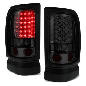 AmeriLite Smoke LED Brake Tail Lights Set For 94-01 Dodge Ram 1500 2500 3500 - Passenger and Driver Side, 3500 - Passenger and Driver Side