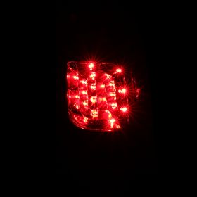 AmeriLite Black LED Replacement Tail Lights Set For 97-03 Ford F150 F250 - Passenger and Driver Side