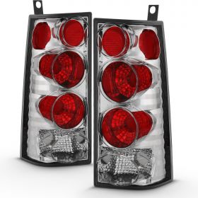 AmeriLite Chrome Euro Tail Lights For GMC Savana - Passenger and Driver Side
