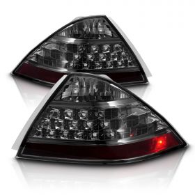 AmeriLite 4 Door Taillights Smoke (No Led Kit) Pair For Honda Accord - Passenger and Driver Side