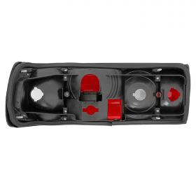 AmeriLite Replacement Taillights Red/Clear Lens For 86-91 Mercedes Benz S Class W126 - Passenger and Driver Side