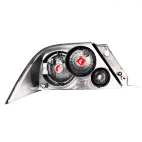 AmeriLite Black Replacement Brake Taillights Set For Mitsubishi Lancer - Passenger and Driver Side