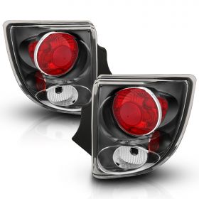 AmeriLite Taillights Black For Toyota Celica - Passenger and Driver Side