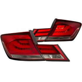 HONDA CIVIC 2013 UP 4 DR LED T.L RED/CLEAR (4 PCS)