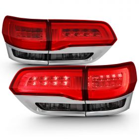 JEEP GRAND CHEROKEE 14-15  L.E.D T.L RED/SMOKE (4PCS)