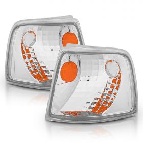 AmeriLite Clear Corner Turn Signal Lights Set For 1993-1997 Ford Ranger - Passenger and Driver Side