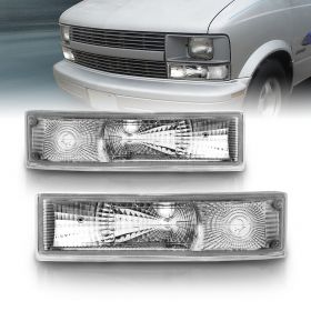 AmeriLite Bumper Lights Park/Signal Lights Euro For Chevy Astro Van - Passenger and Driver Side