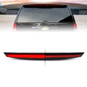 AmeriLite Red Neon LED 3rd Brake Lamp Center High Mount Stop Light for Chevy Tahoe Suburban / GMC Yukon XL / Cadillac Escalade - Passenger and Driver Side