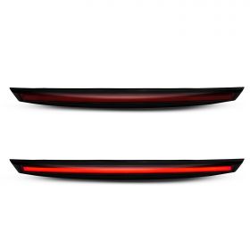 AmeriLite Smoke Neon LED 3rd Brake Lamp Center High Mount Stop Light for Chevy Tahoe Suburban / GMC Yukon XL / Cadillac Escalade - Passenger and Driver Side