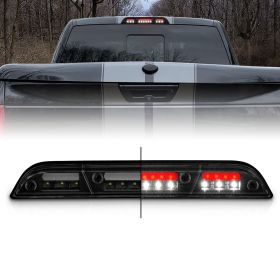 AmeriLite for 2015-2023 Ford F150 F250 F350 F450 Ranger Maverick Dark Smoke LED Replacement Cargo High Mount Stop Lamp 3rd Brake Lights Assembly