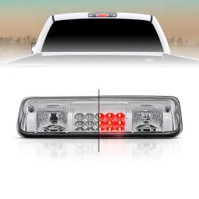 AmeriLite for 2004-2008 Ford F150 | 07-10 Explorer Sport | Lincoln Mark LT Chrome LED Cargo 3rd Brake Light Center High Mount Stop Lamp