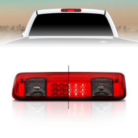 AmeriLite for 04-08 Ford F150 | 07-10 Explorer Sport | Lincoln Mark LT Red Smoke LED Cargo 3rd Brake Light Center High Mount Stop Lamp