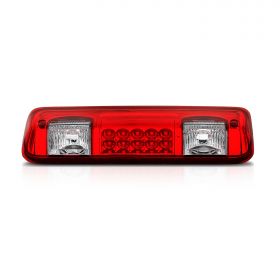 AmeriLite for 04-08 Ford F150 | 07-10 Explorer Sport | Lincoln Mark LT Red LED Cargo 3rd Brake Light Center High Mount Stop Lamp