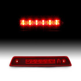 AmeriLite for 2005-2010 Jeep Grand Cherokee Clear Red Replacing LED 3rd Third Brake Light Cargo Lamp Assembly