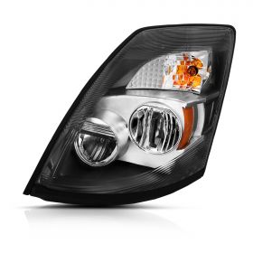 AmeriLite for Volvo 2004-2018 VNL & 2015-2018 VNX Chrome [6000K Extreme LED High Low Beam] Replacement Headlights - Left Driver Side
