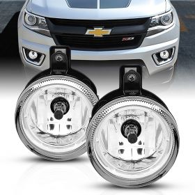 AmeriLite for 2007 2008 2009 2010 2011 Isuzu DMAX D-MAX Driving Bumper Fog Lights Pair - Passenger and Driver Side