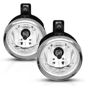 AmeriLite for 2007 2008 2009 2010 2011 Isuzu DMAX D-MAX Driving Bumper Fog Lights Pair - Passenger and Driver Side